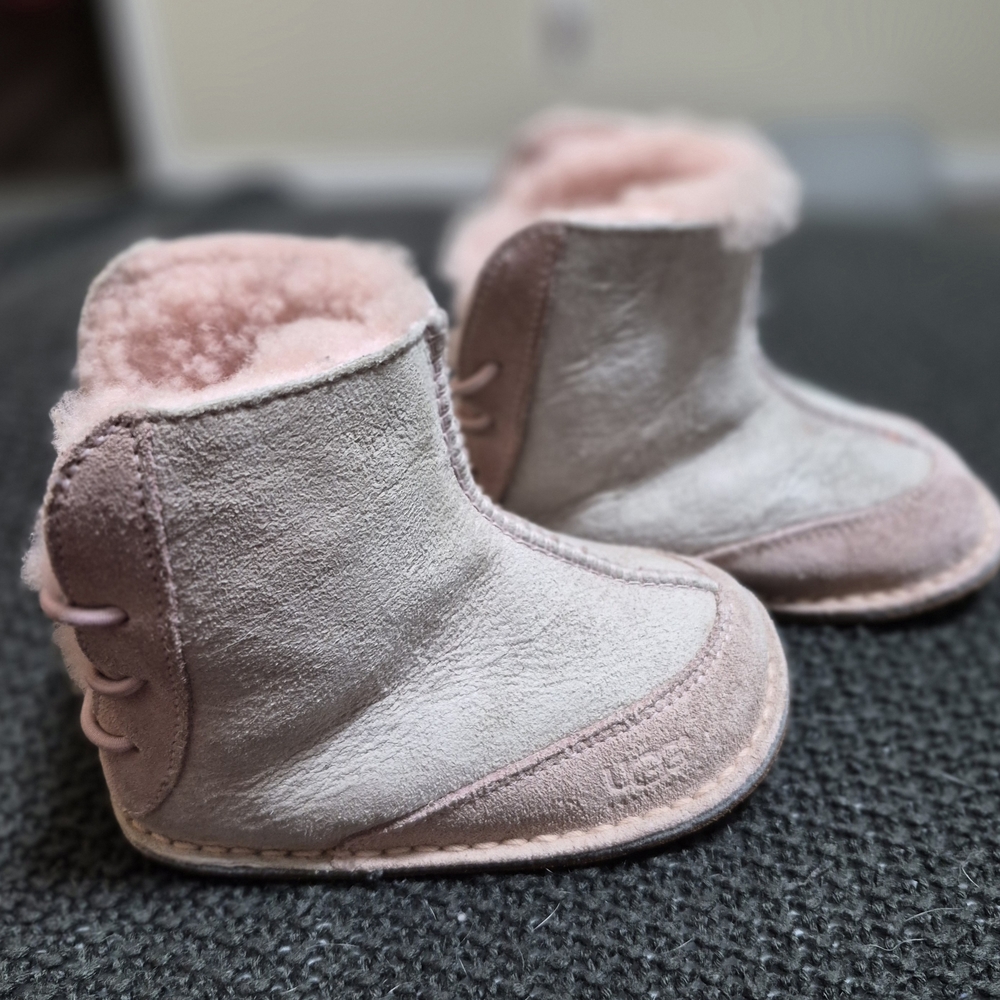 UGG Kids Pink Booties